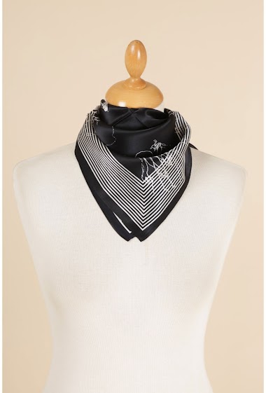 Mayorista Maison Fanli - Small square silk scarf