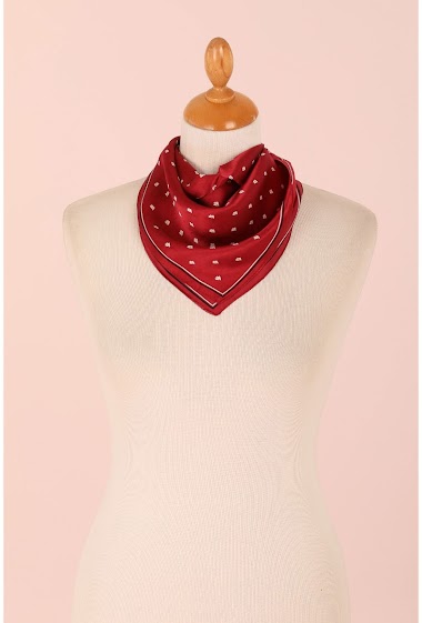 Wholesaler Maison Fanli - Small square silk scarf