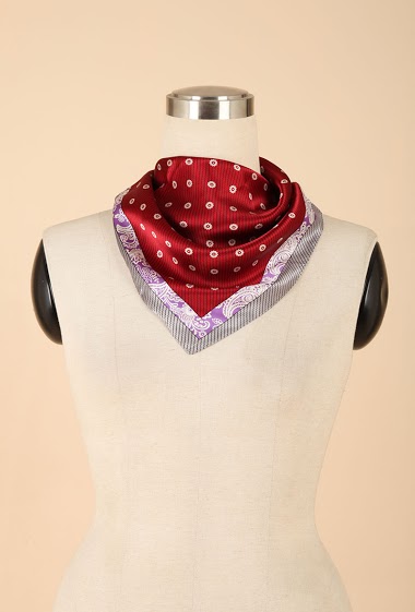 Mayorista Maison Fanli - Small square silk scarf
