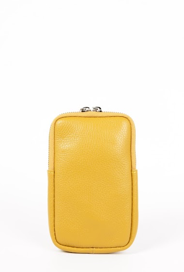Wholesaler Maison Fanli - Leather phone pouch
