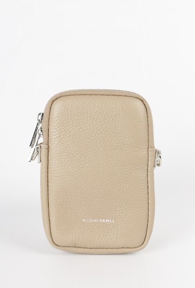 Wholesaler Maison Fanli - Leather phone pouch