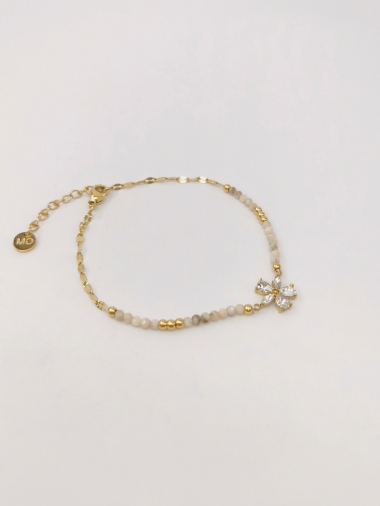 Grossiste MAISON OKAMI - Bracelet en acier inoxydable fleur