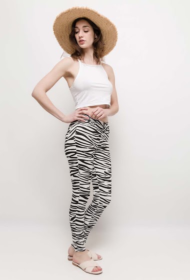 Wholesaler I Dodo - Zebra pants in cotton