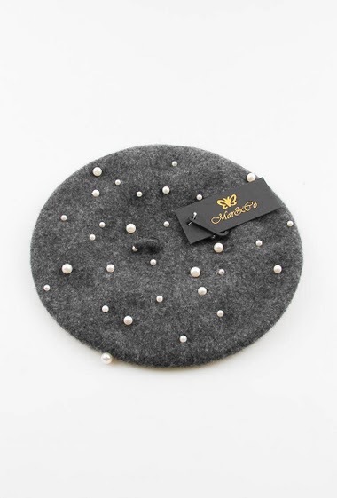 Großhändler MAR&CO Accessoires - Beret with pearls