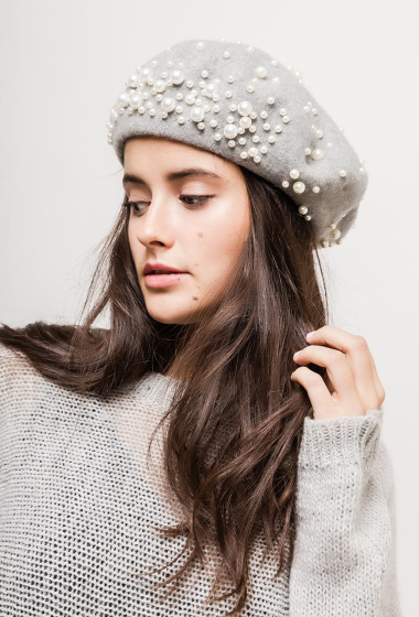 Großhändler MAR&CO Accessoires - Beret with pearls