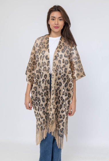 Mayorista MAR&CO Accessoires - capa tipo chaleco con estampado de leopardo brillante