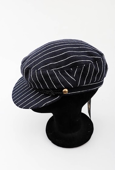 Großhändler MAR&CO Accessoires - Striped baker boy cap