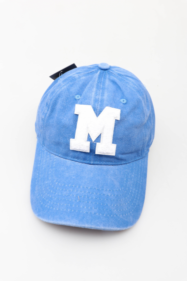 Grossiste MAR&CO Accessoires - casquette uni en coton avec lettre M