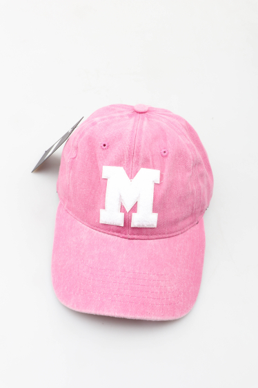 Grossiste MAR&CO Accessoires - casquette uni en coton avec lettre M