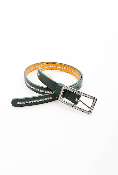Grossiste MAR&CO Accessoires - ceinture strass fine 2cm