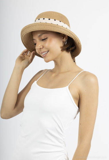 Wholesaler MAR&CO Accessoires - Straw hat with pea bow