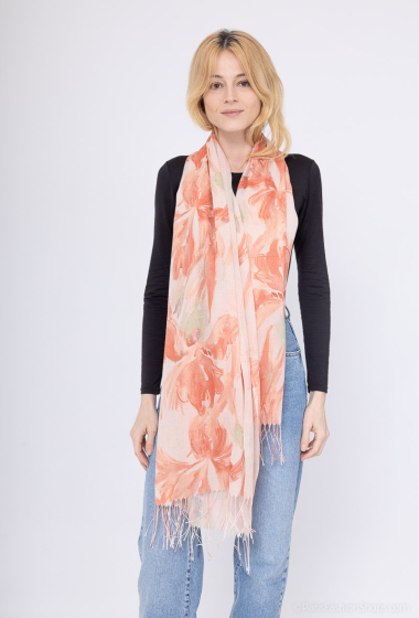 Wholesaler MAR&CO Accessoires - Shiny flower print scarf