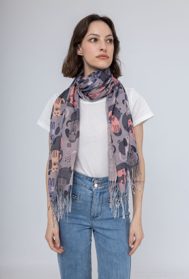 Wholesaler MAR&CO Accessoires - Shiny printed scarf