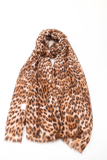Grossiste MAR&CO Accessoires - Echarpe imprimé léopard