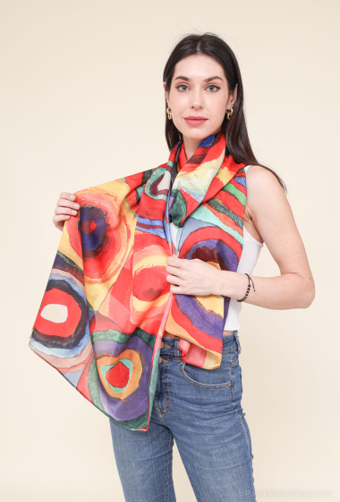 Wholesaler MAR&CO Accessoires - Digital printed silk scarf