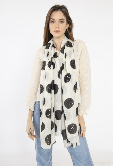 Wholesaler MAR&CO Accessoires - Polka dot print scarf with gilding