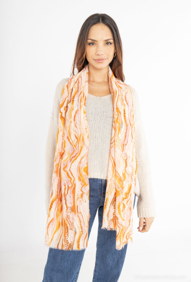 Wholesaler MAR&CO Accessoires - Gradient print scarf with gilding