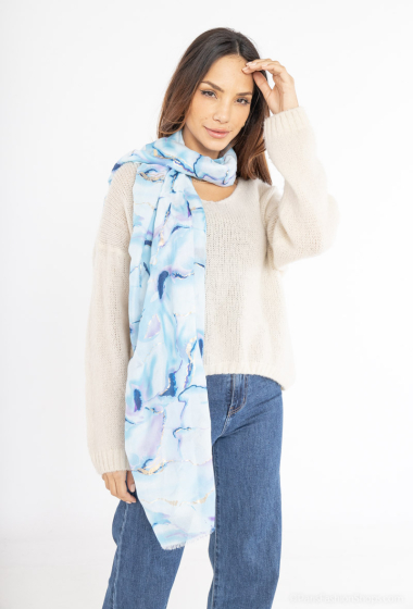Wholesaler MAR&CO Accessoires - Gradient print scarf with gilding
