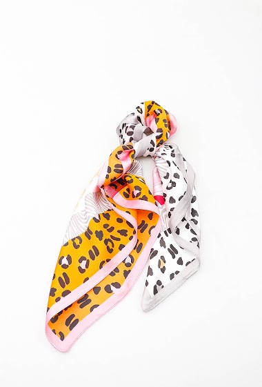 Mayorista MAR&CO Accessoires - Pañuelo cuadrado 70*70 cm estampado leopardo