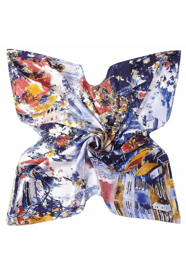 Grossiste MAR&CO Accessoires - foulard  grand carre  imprimé 130*130cm