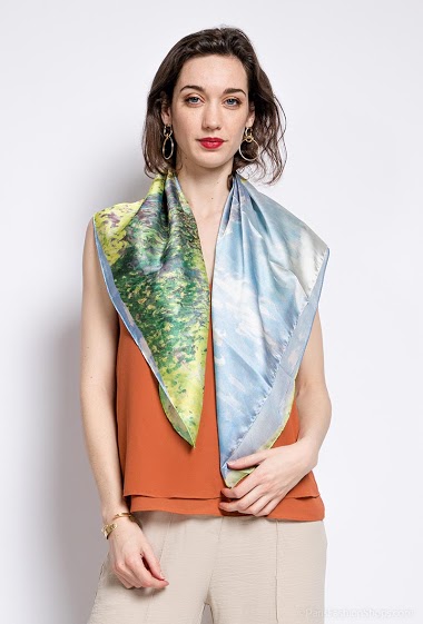 Großhändler MAR&CO Accessoires - Printed scarf 90*90