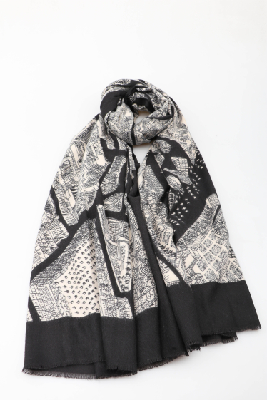 Grossiste MAR&CO Accessoires - foulard imprimé