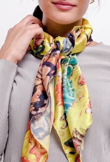 Großhändler MAR&CO Accessoires - Printed scarf 70*70