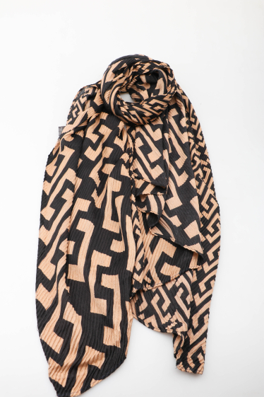 Wholesaler MAR&CO Accessoires - Printed pleated scarf