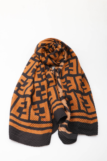 Wholesaler MAR&CO Accessoires - Printed pleated scarf