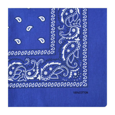 Großhändler MAR&CO Accessoires - Quadratische Schals aus 100 % Baumwolle, 53 x 53 cm, Bandana in warmen Tönen