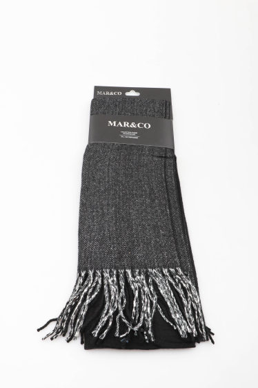 Grossiste MAR&CO Accessoires - foulards homme laine 30*185cm