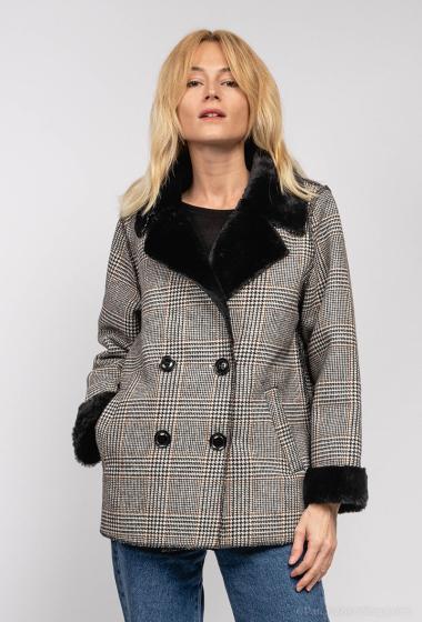 Grossiste MAR&CO Accessoires - Manteau à carreaux