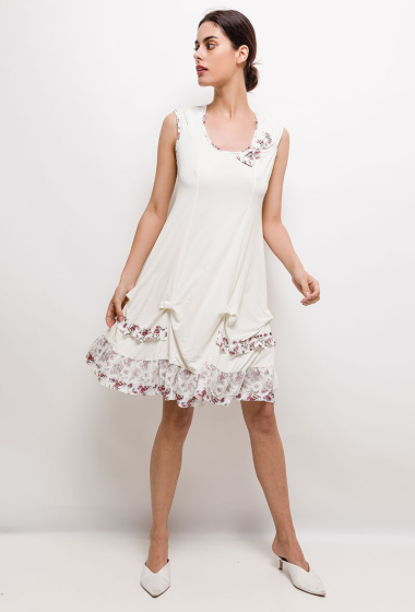 Großhändler MAR&CO Accessoires - Kleid mit Blumendruck