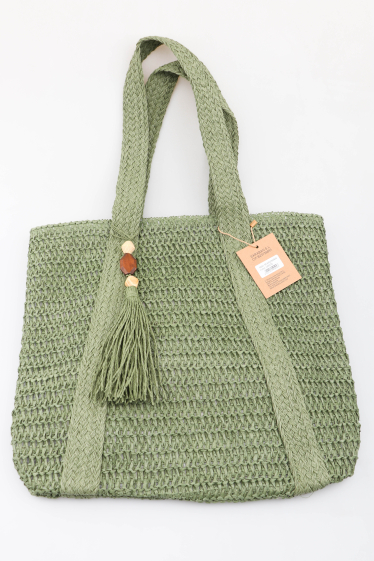 Wholesaler MAR&CO Accessoires - Crocheted paper straw handbag / Beach bag
