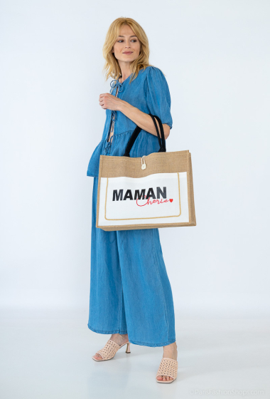 Großhändler MAR&CO Accessoires - Tasche mit „Mommy Darling“-Print