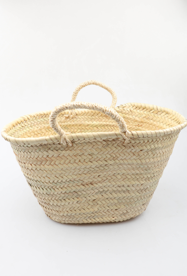 Wholesaler MAR&CO Accessoires - plain natural straw basket bag