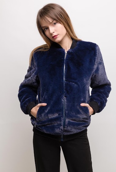 Großhändler MAR&CO Accessoires - Fur bomber jacket