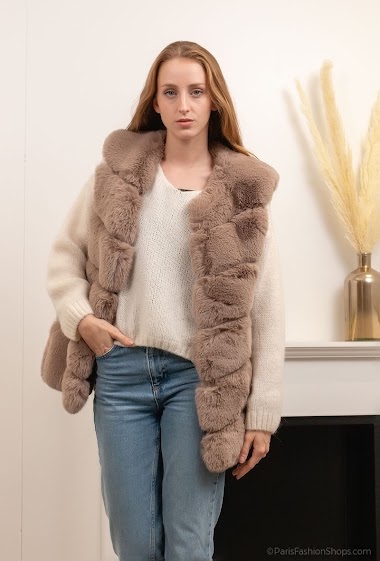 Wholesaler MAR&CO Accessoires - Sleeveless fur jacket