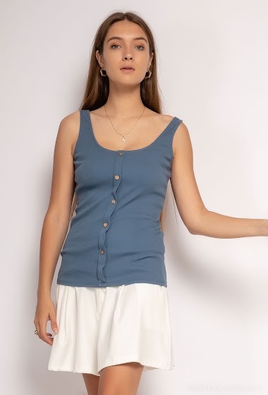 Großhändler MAR&CO - tank top with buttons