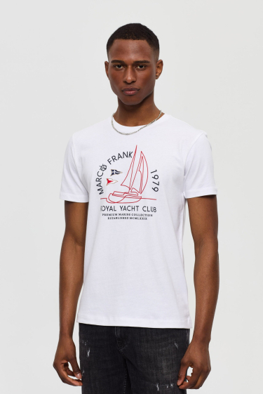 Wholesaler Marco Frank - Alphonse-Round neck printed t-shirt