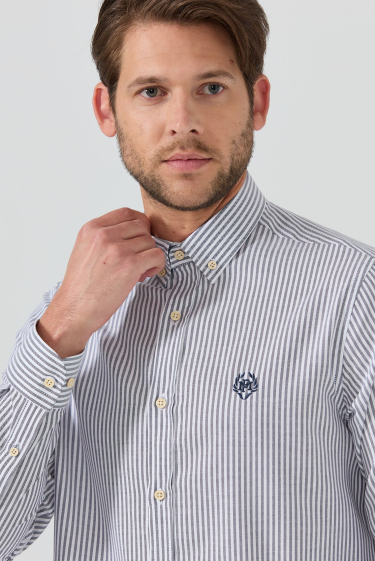 Wholesaler Marco Frank - Cotton shirt with stripes