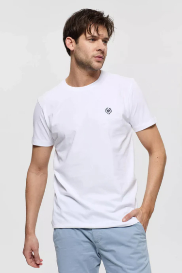 Wholesaler Marco Frank - Maxence: T-shirt with embroidered crown logo