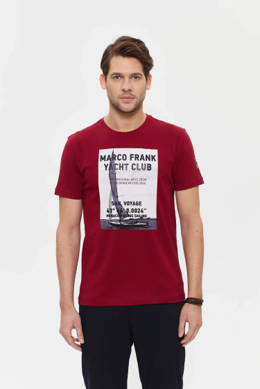 Wholesaler Marco Frank - Obert: Nautic printed t-shirt