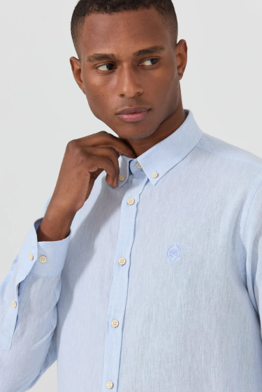 Wholesaler Marco Frank - Classic shirt in linen