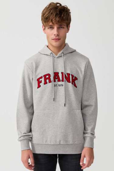 Wholesaler Marco Frank - Hooded sweatshirt with embroidered logo