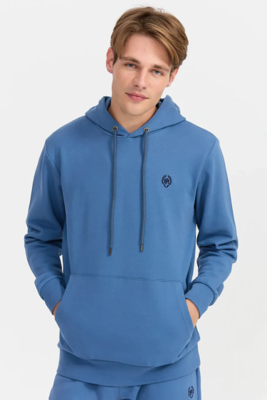 Wholesaler Marco Frank - Hooded sweatshirt with embroidered logo
