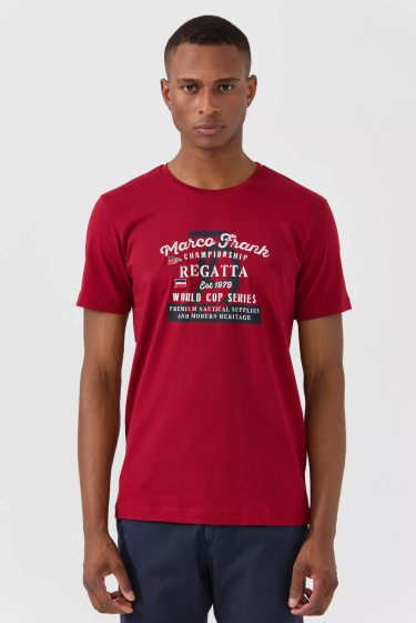 Grossiste Marco Frank - T-Shirt avec Imprimé Nautique