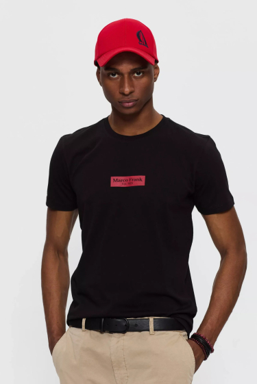 Grossiste Marco Frank - T-Shirt avec Logo Imprimé