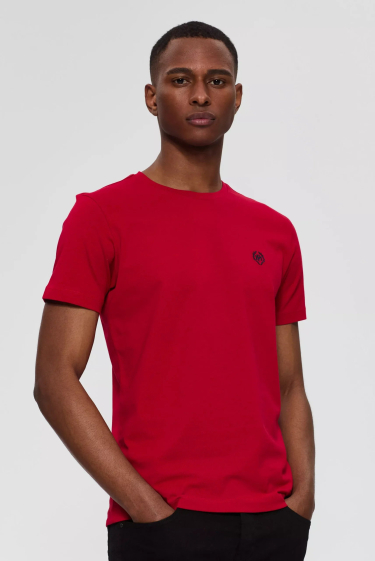 Wholesaler Marco Frank - Pima cotton t-shirt with embroidered logo