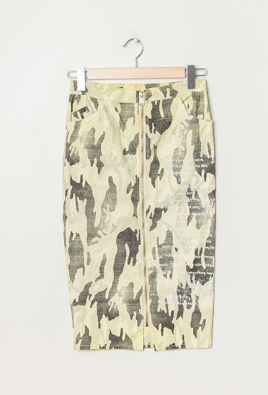 Wholesaler MAR&CO - Zip midi skirt
